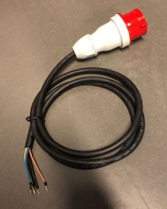 Cable set 5x1.5mm² w/CEE plug f/TF-600 Supply